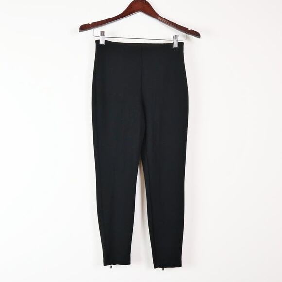 Lysse Size S Mindy Zip Ankle Leggings Pull On Pants 5255 Black - Picture 1 of 11